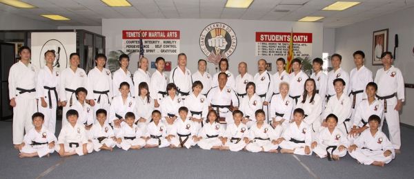 Duc dang taekwondo black belt students of the hwa rang kwan martial arts academy