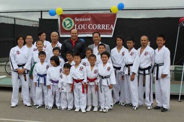 Duc dang taekwondo senator lou correa's health & fitness fair 1
