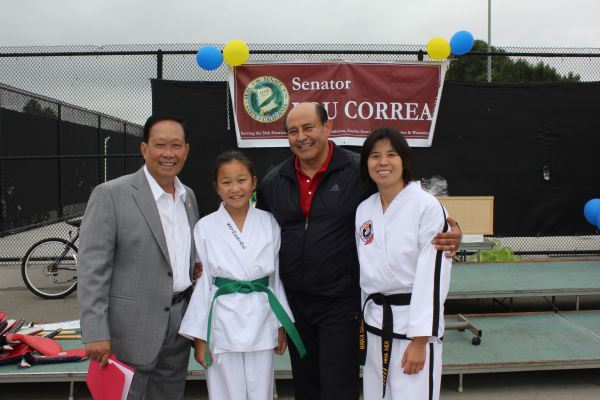 Duc dang taekwondo senator lou correa's health & fitness fair 2